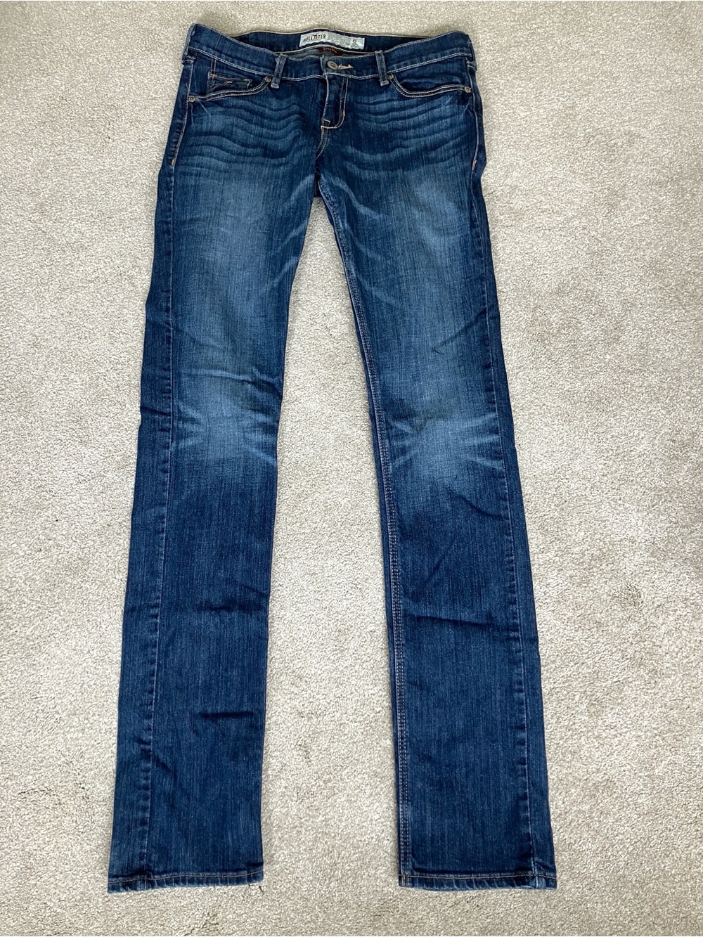 Hollister Dark Wash Straight Leg Jeans 5L